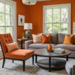Orange Walls? Here Are 8+ Carpet Colors That Work Beautifully