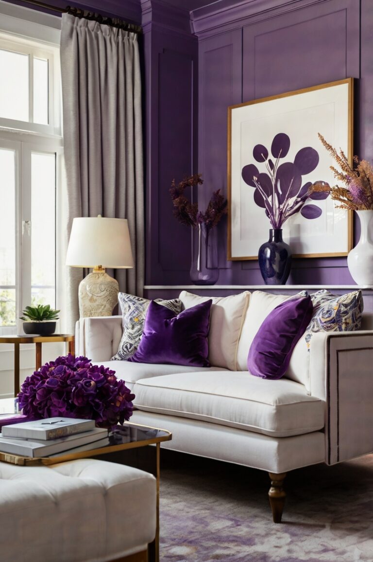 The Perfect Match: 8+ Stunning Sofa Colors for Your Purple Walls