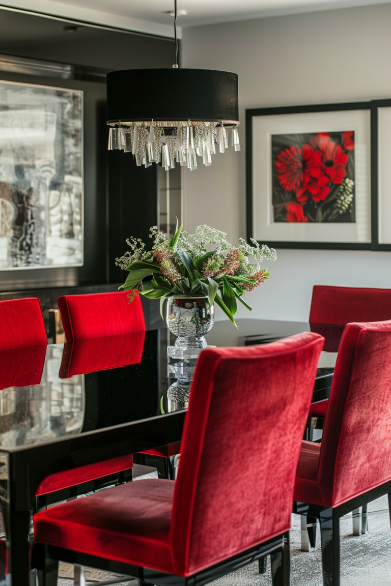 17+ Stunning Chair Colors to Pair With Your Black Table 🖤