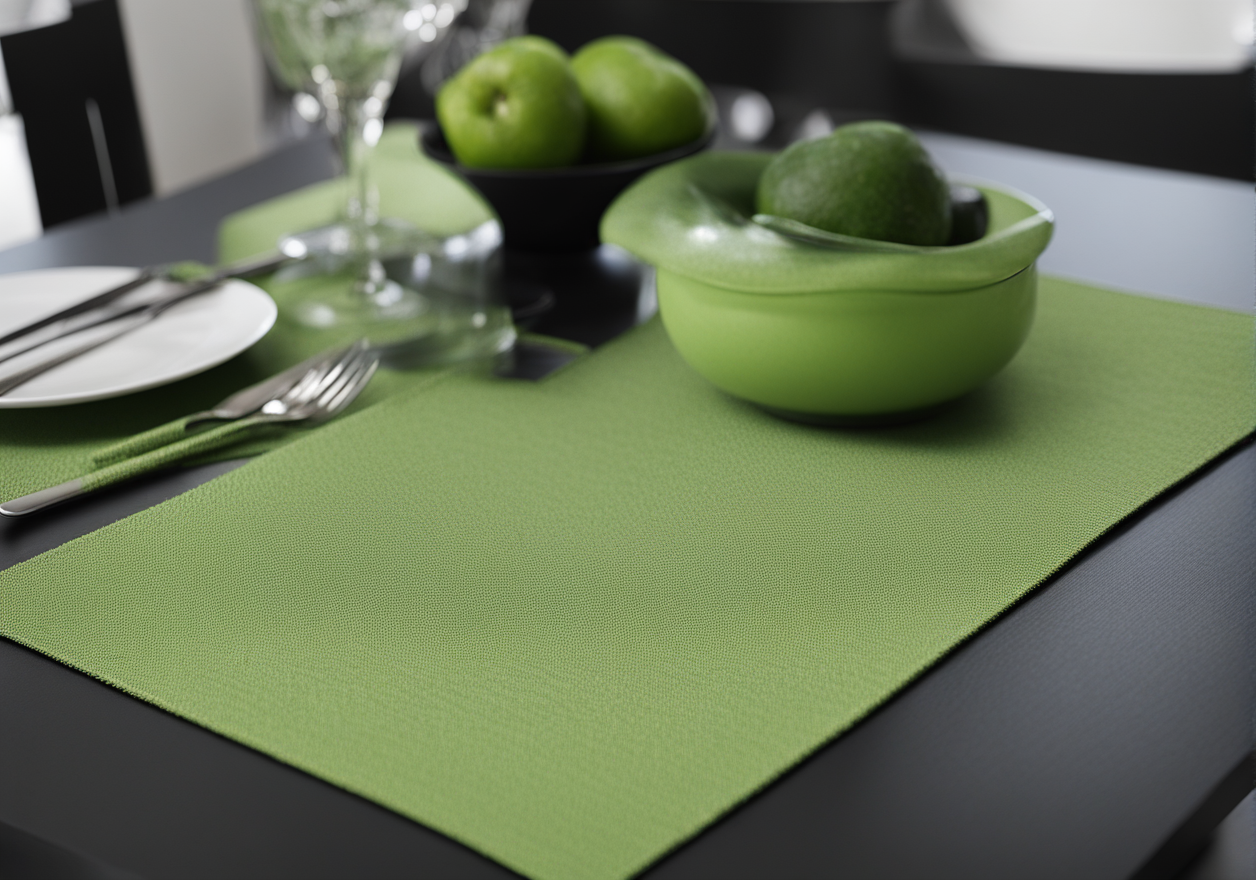 What Color Placemats for a Black Table?