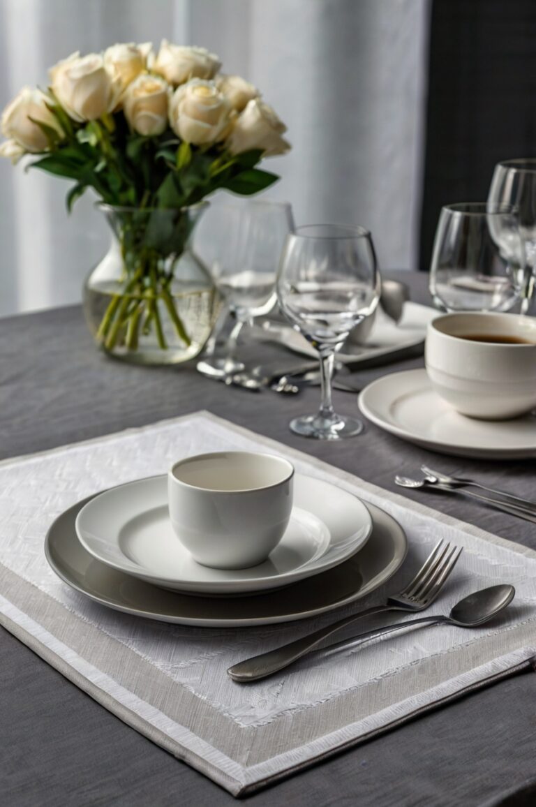 Gray Table Makeover: 8+ Placemat Colors That Will Wow Your Guests