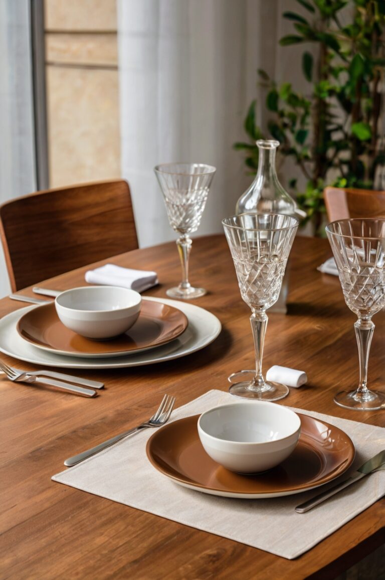 5+ Beautiful Placemat Colors for Light Brown Tables: My Complete Guide