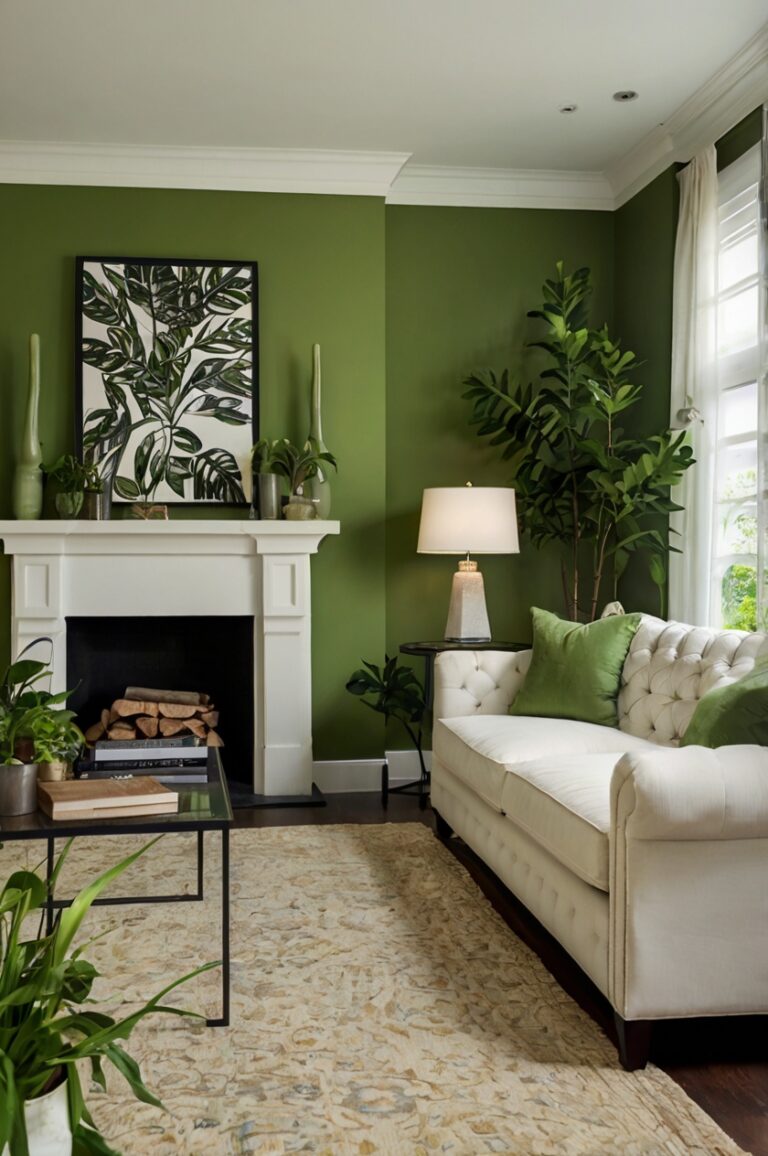 9+ Perfect Sofa Colors to Complement Your Green Walls