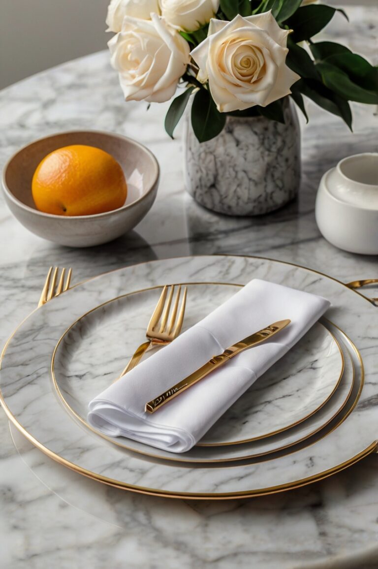 Marble Table Placemat Colors: 11+ Stunning Options