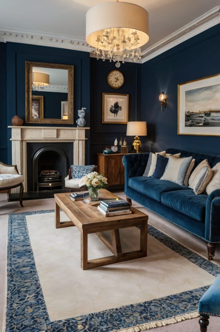 Designers Reveal: 9+ Carpet Colors That Look Stunning with Hague Blue