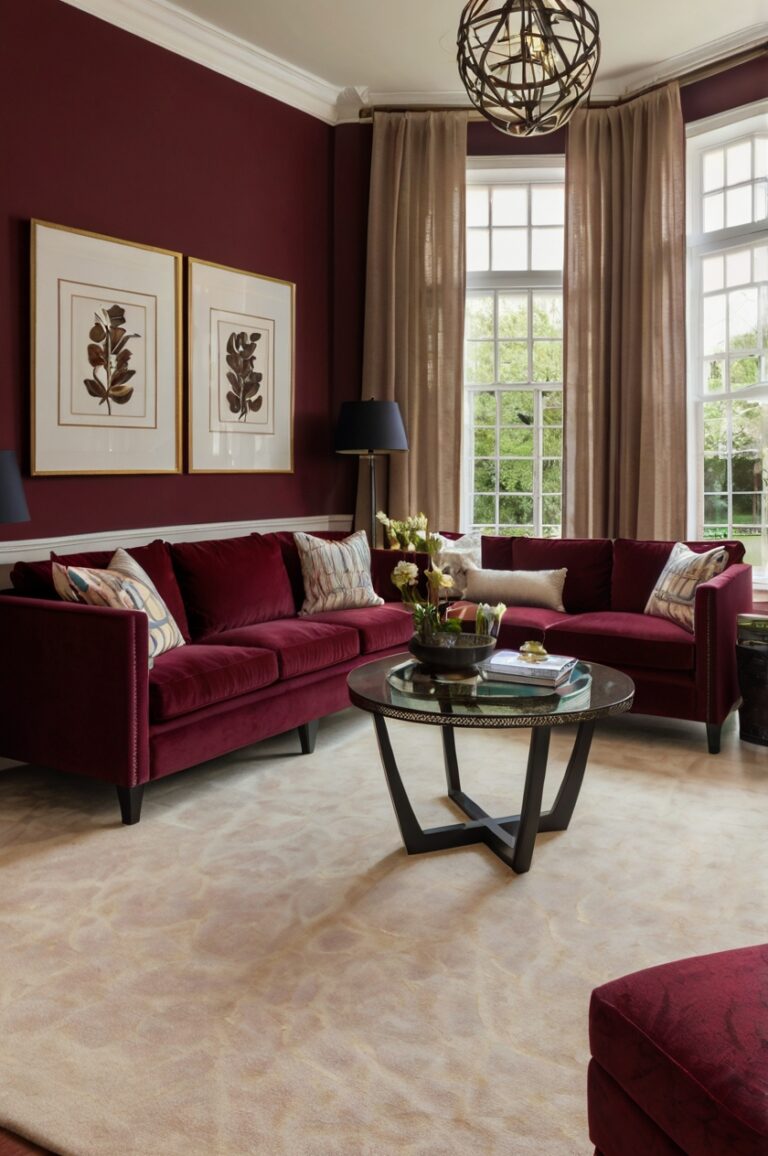 Picking the Perfect Carpet Color for Your Burgundy Walls: Let’s Get Cozy!