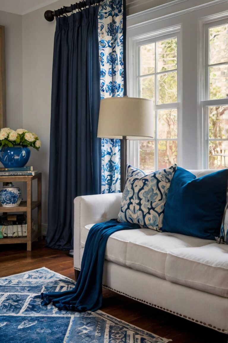 Blue Curtains? Here’s How to Choose Your Perfect Sofa Color