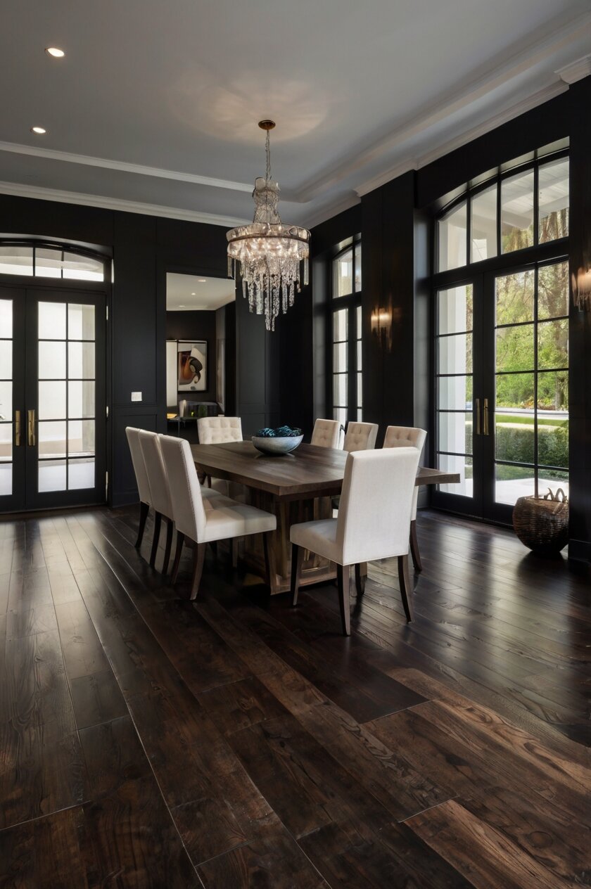 Which Dining Table Color Works Best with Your Dark Hardwood? 11 ...