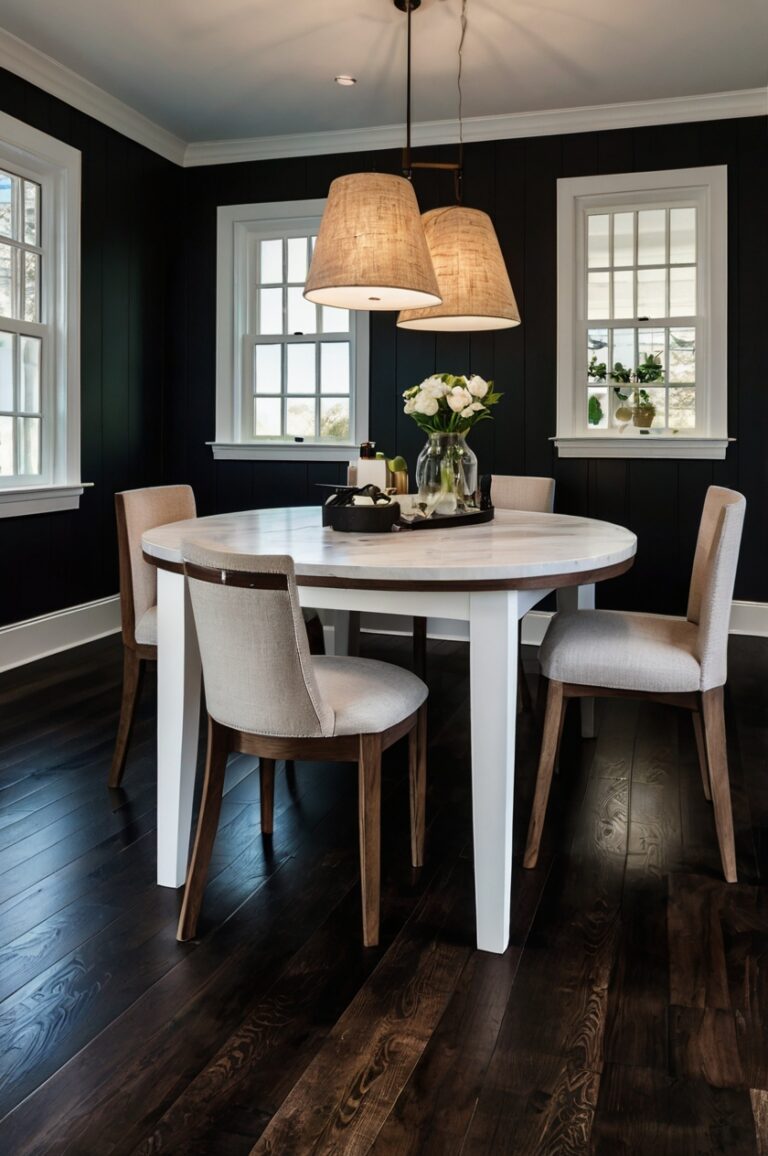 Which Dining Table Color Works Best with Your Dark Hardwood? 11+ Stunning Ideas