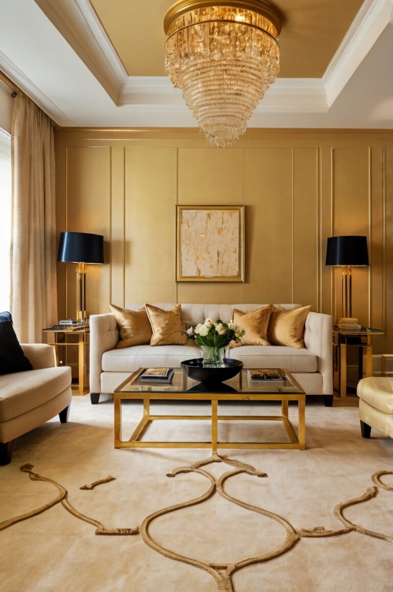 Gold Walls? 8+ Carpet Colors That Create the Perfect Pair