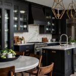 Dark Cabinets, Bright Choices: Finding Your Perfect Kitchen Table Color