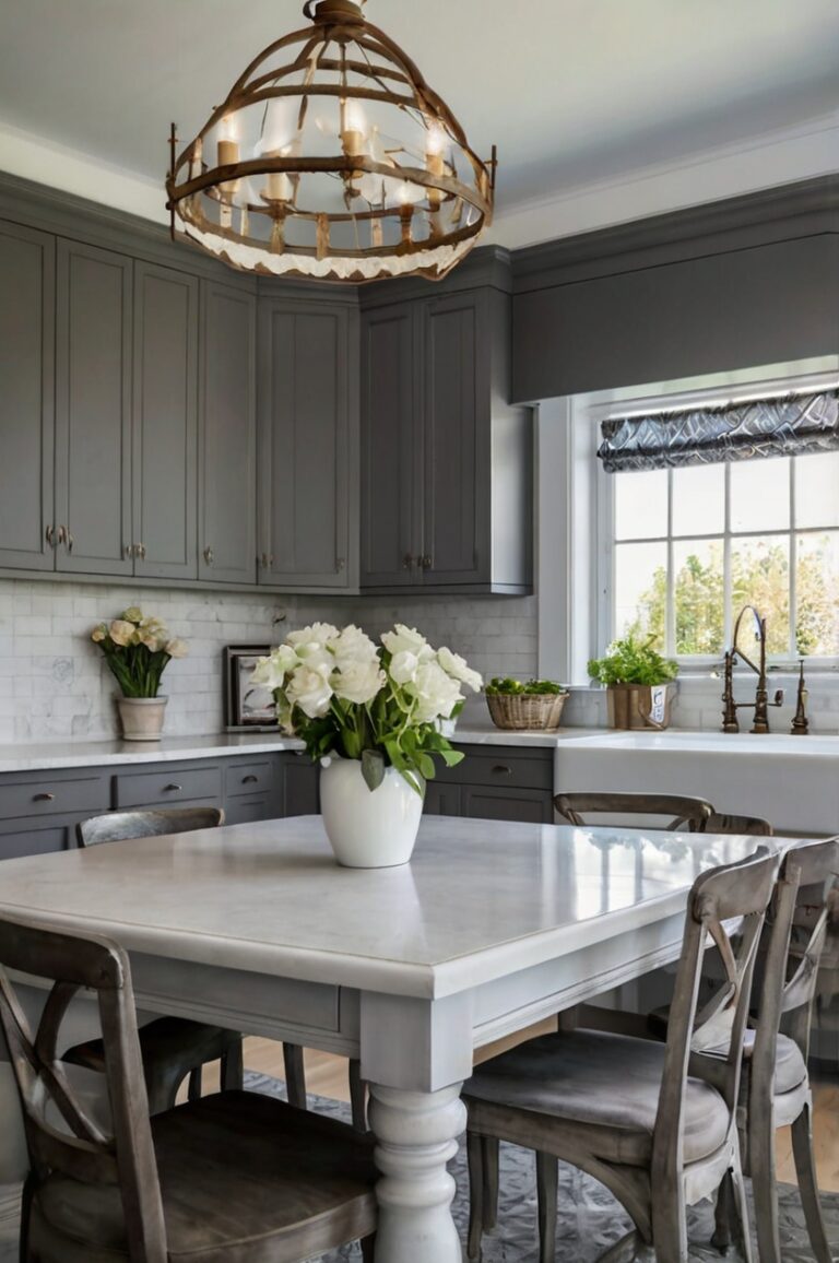 Gray Cabinet Kitchen? 8+ Table Colors to Complete Your Dream Space