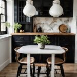 Stunning Kitchen Table Colors That Look Amazing With Black Cabinets