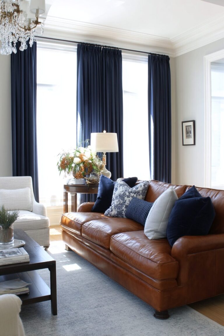 Complete Your Room: 6+ Curtain Colors for White Walls & Brown Furniture Combos