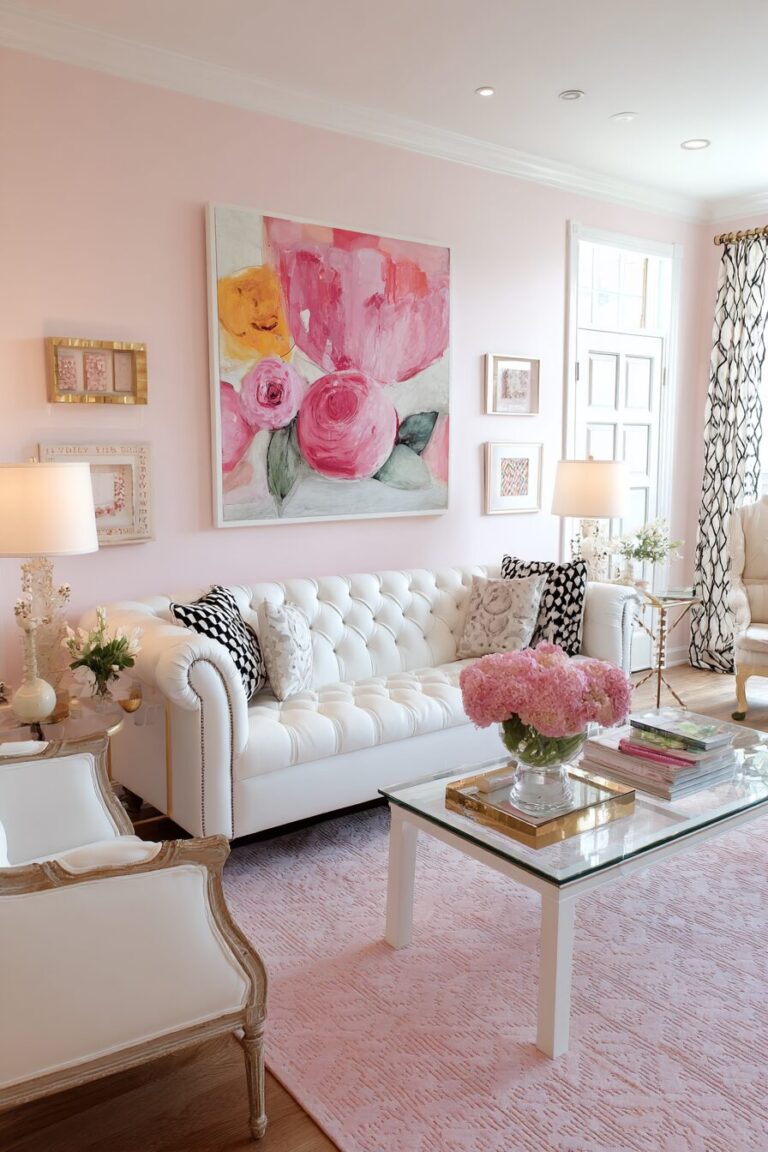Pink Wall Problems Solved: Furniture Color Ideas You’ll Love
