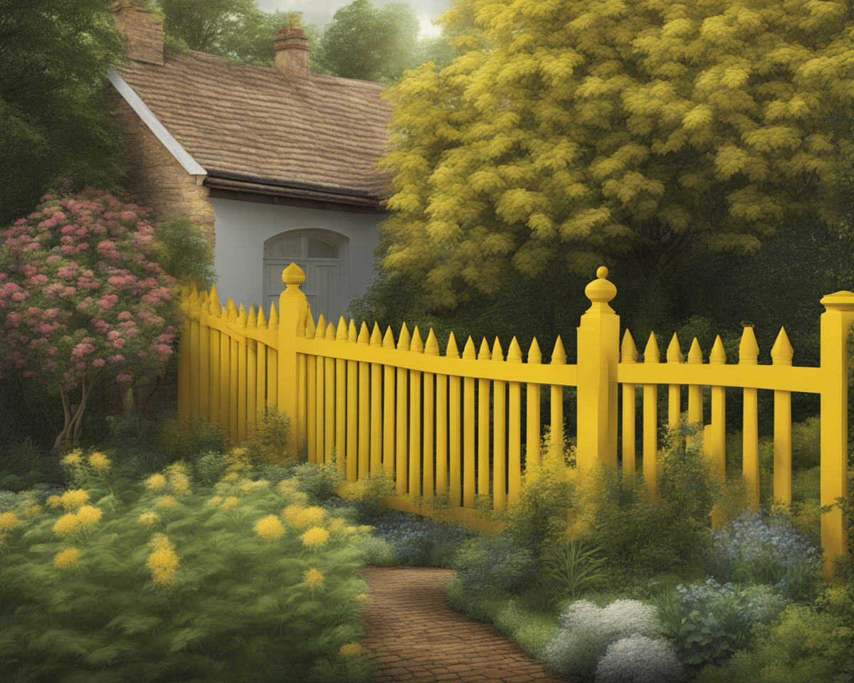 most popular colors to paint fence