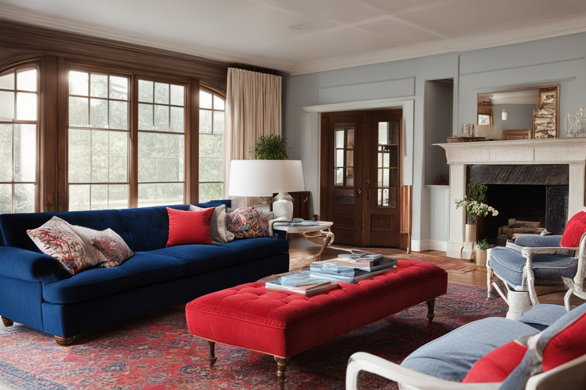  What Color Couch Goes With a Red Rug