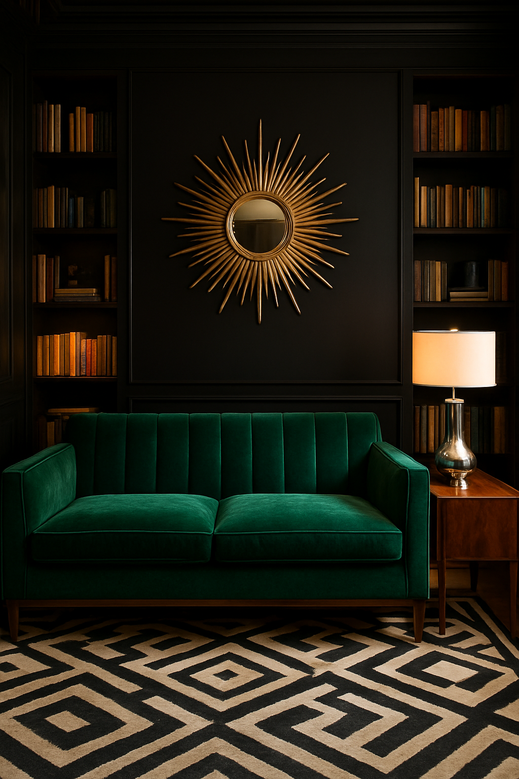 What Color Furniture Goes With Black Walls? 13 Colors That Work