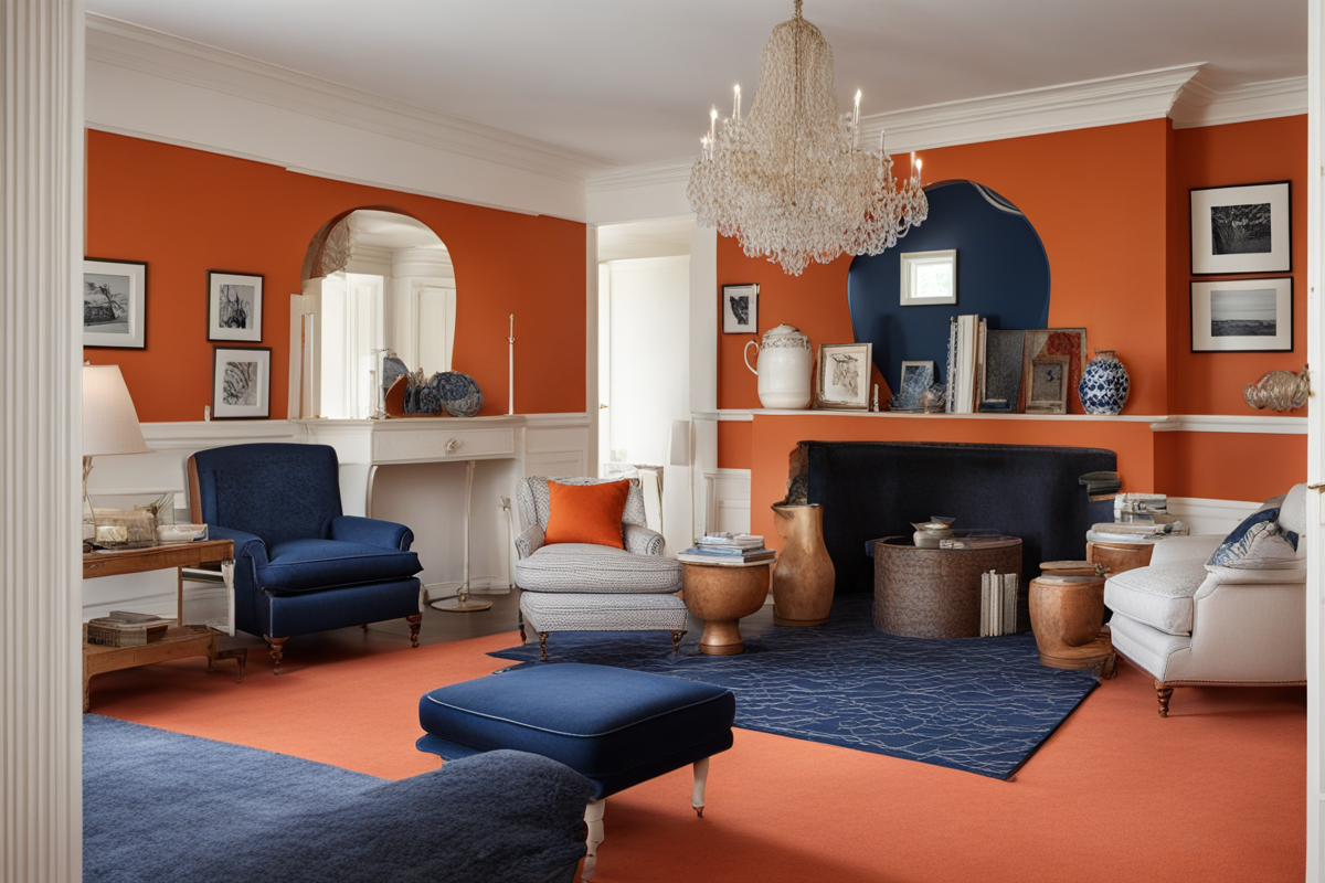 Top 15 Carpet Colors for Terracotta Orange Walls?