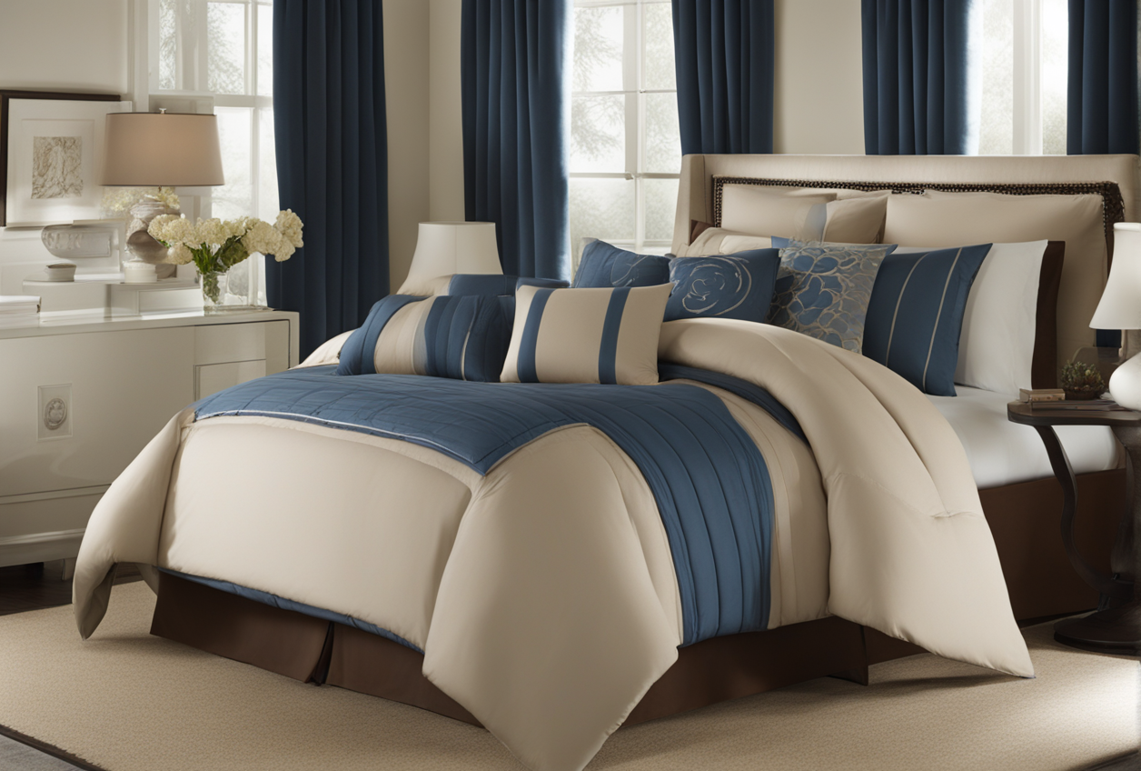 what-color-comforter-goes-with-brown-curtains