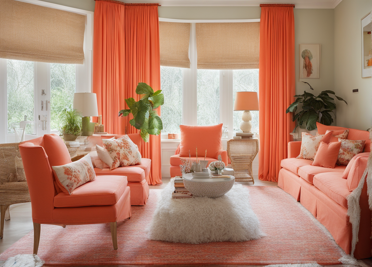 what-color-curtains-go-with-orange-sofas