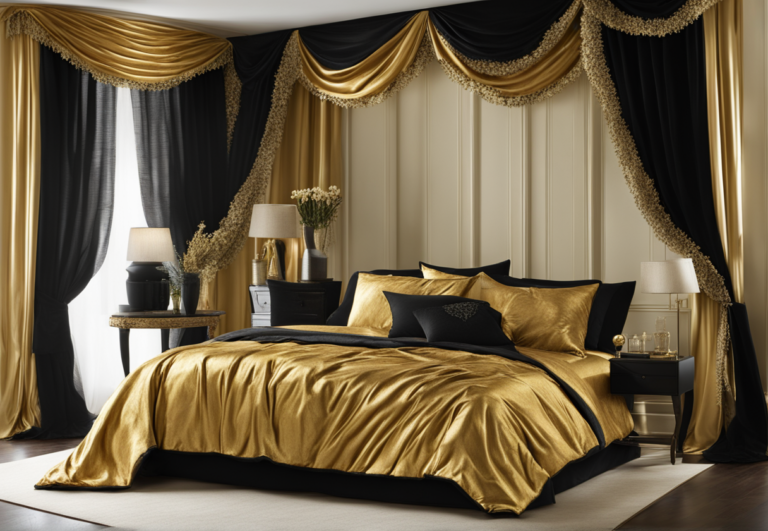 19+ Bomb Comforter Colors for Your Black Curtains