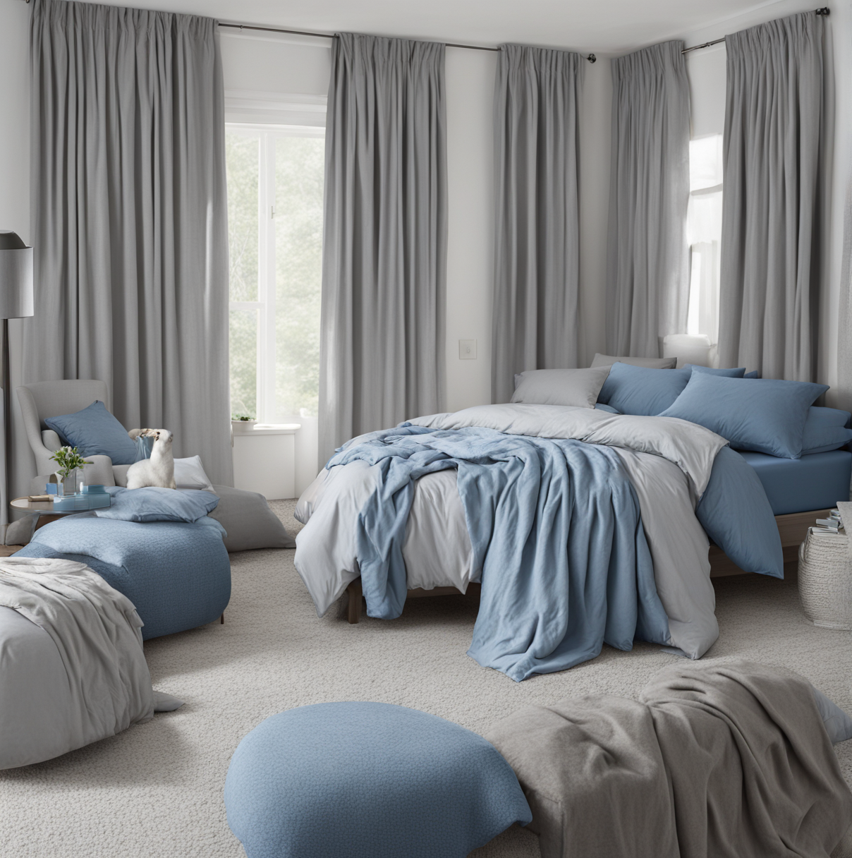 what-color-curtains-go-with-blue-comforter
