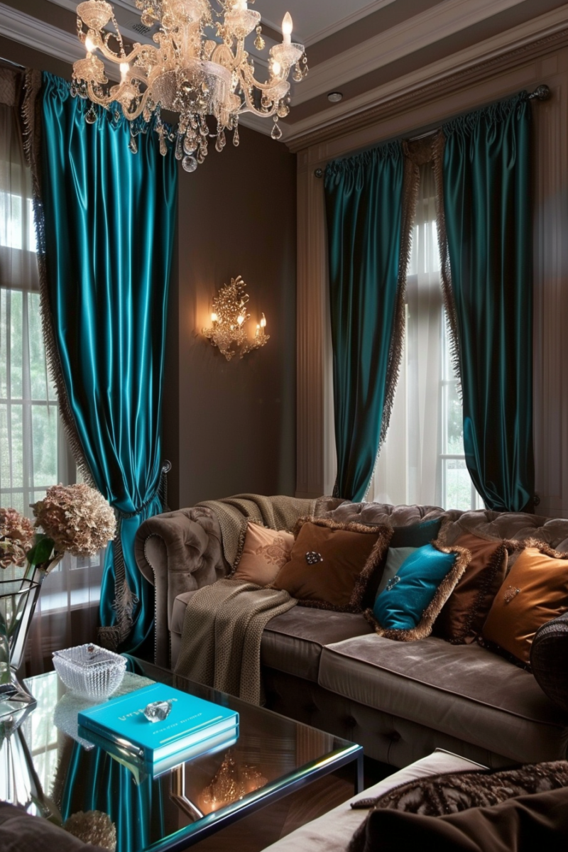 curtains with mocha walls