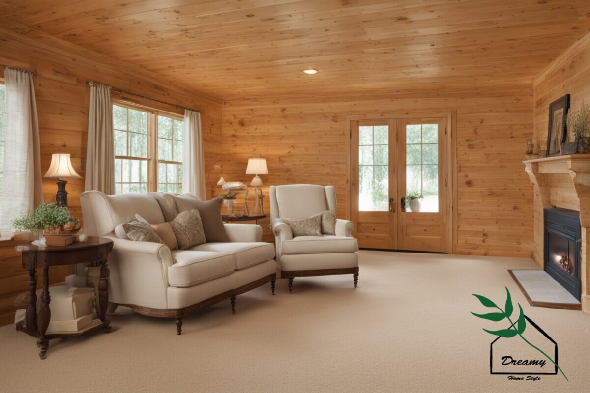 Top 17+ Carpet Colors for Your Knotty Pine Walls