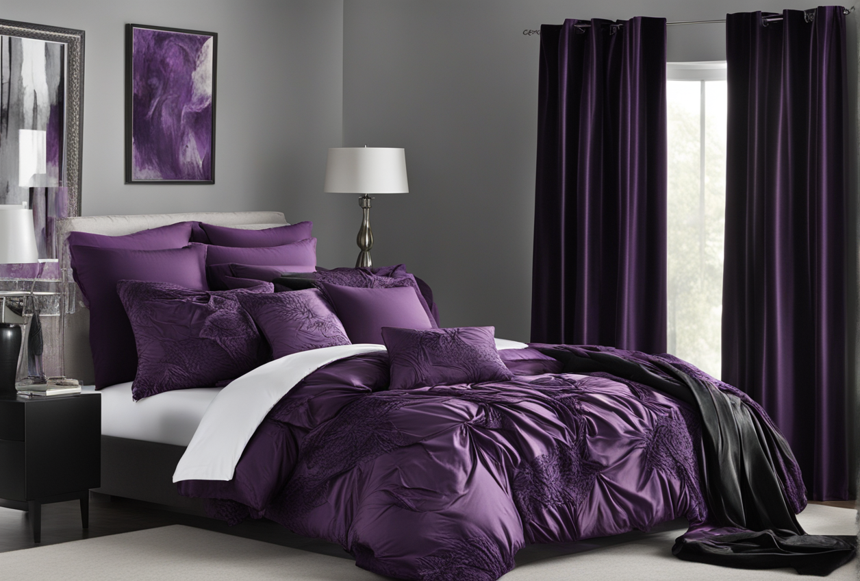 what-color-comforter-goes-with-black-curtains