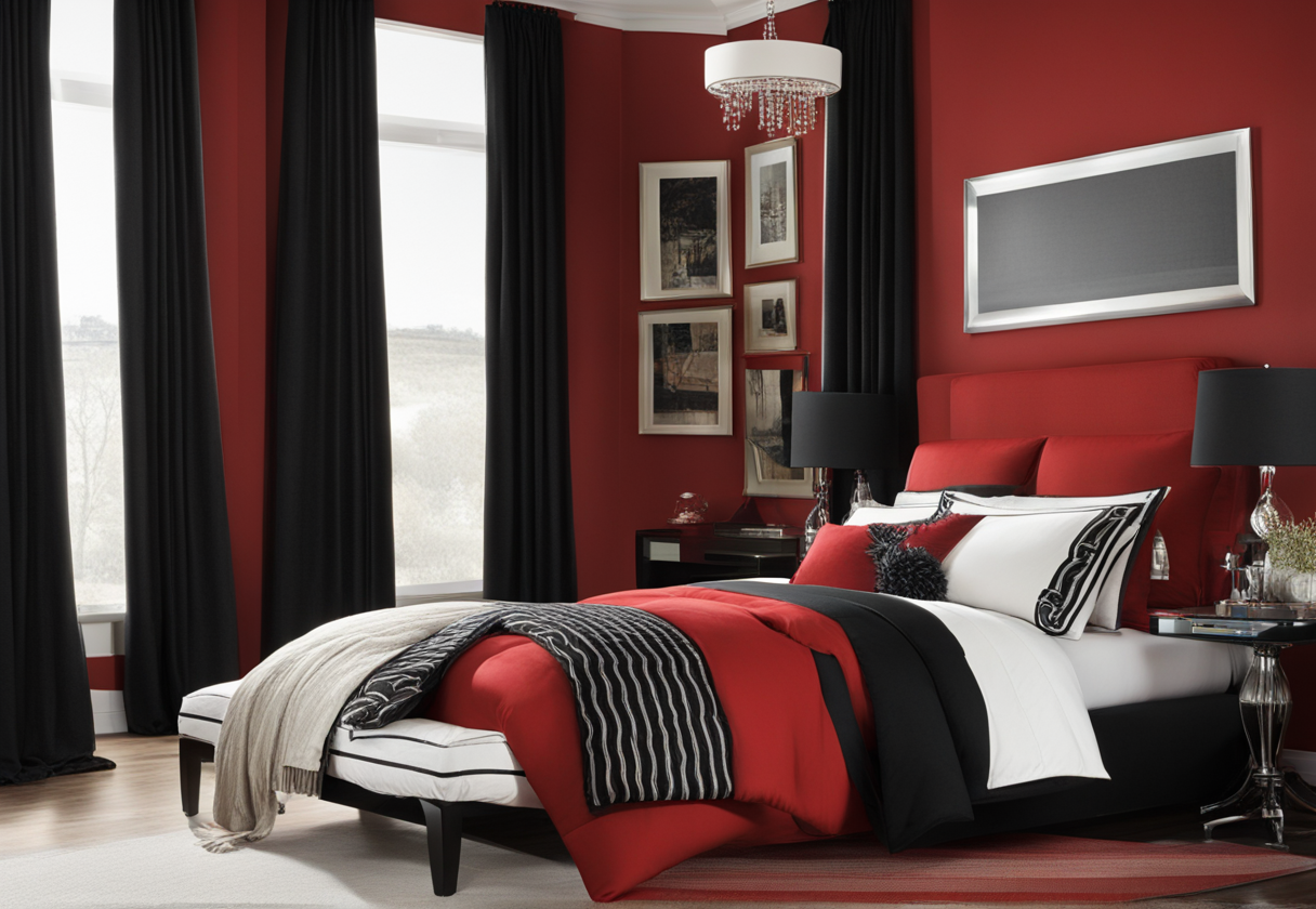 what-color-comforter-goes-with-black-curtains