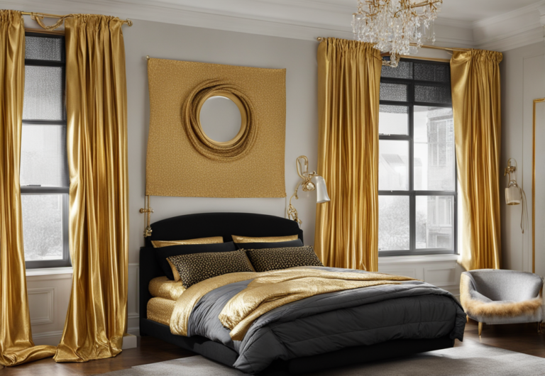 19+ Perfect Curtains for Your Black Comfy: Spicing Up Your Bedroom
