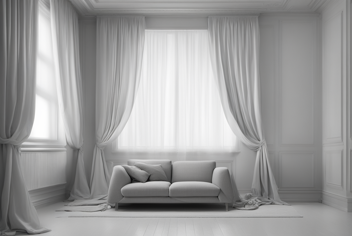 what color curtains go with gray walls