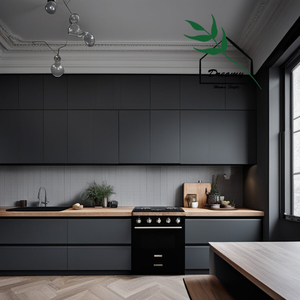 Top 15+ Kitchen Colors with Black Appliances