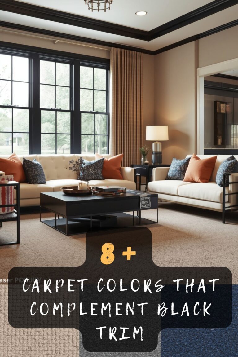 8+ Amazing Carpet Shades To Pair With Black Trim