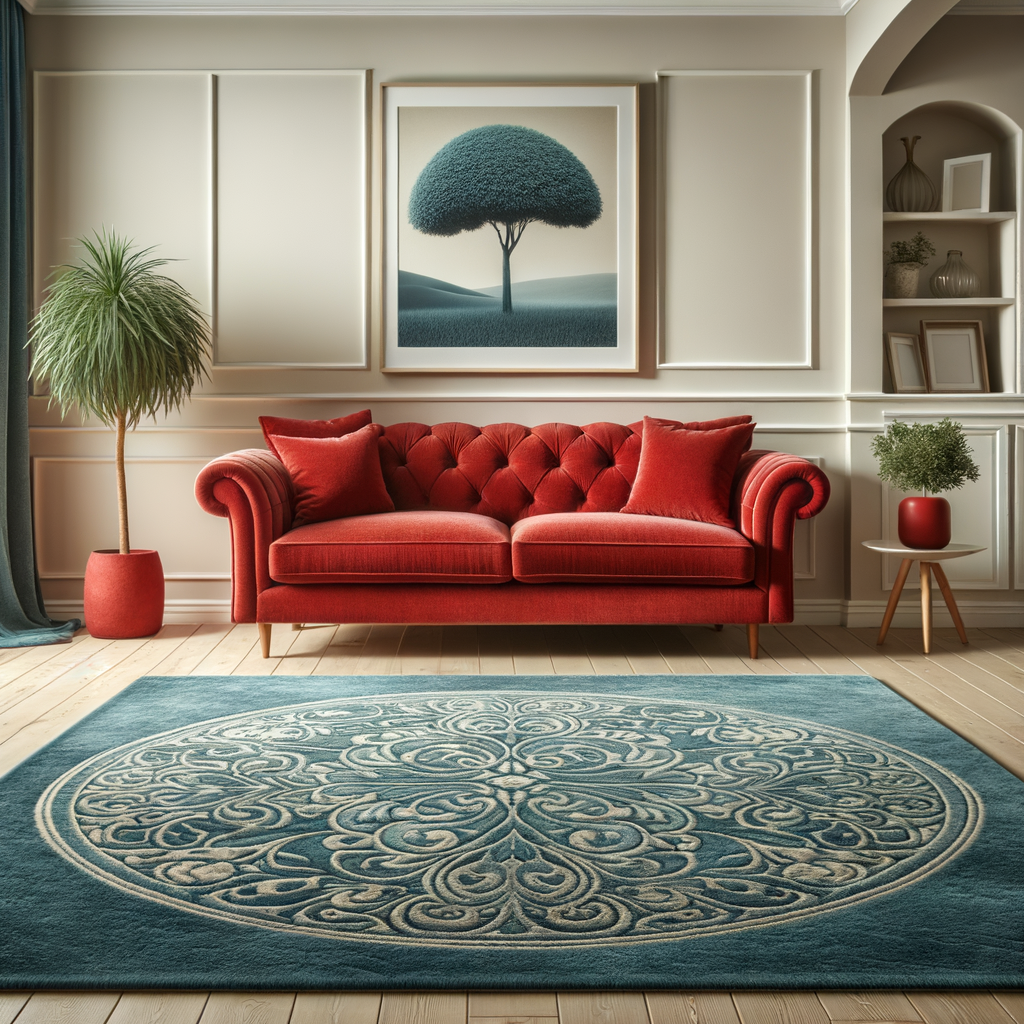 What Color Carpet Goes with a Red Sofa