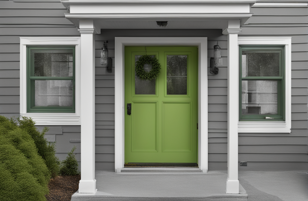 Front Door Colors For A Gray House