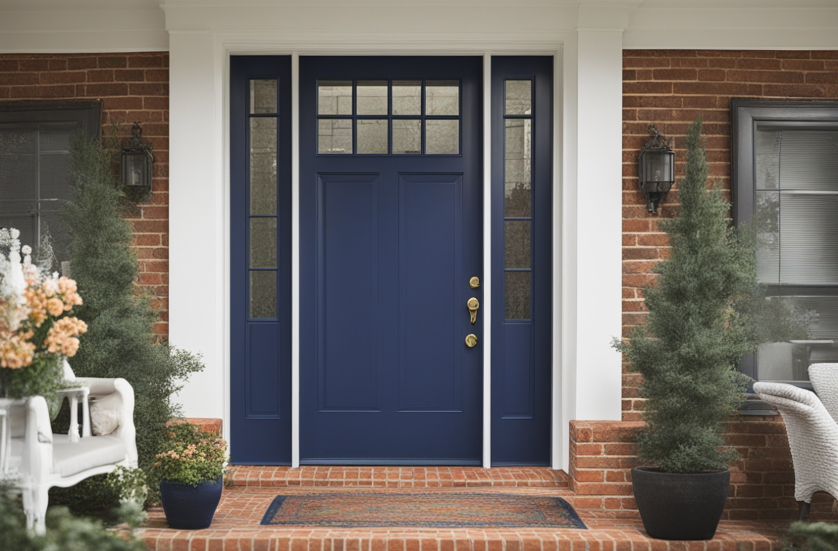 Awesome Front Door Colors to Enhance Your Red Brick Home