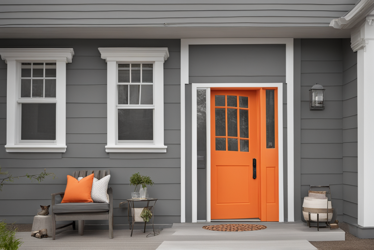 Front Door Colors For A Gray House