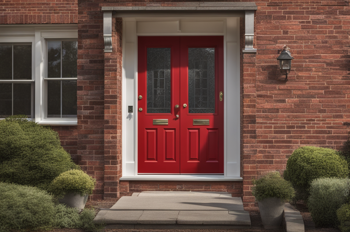 red front door design ideas