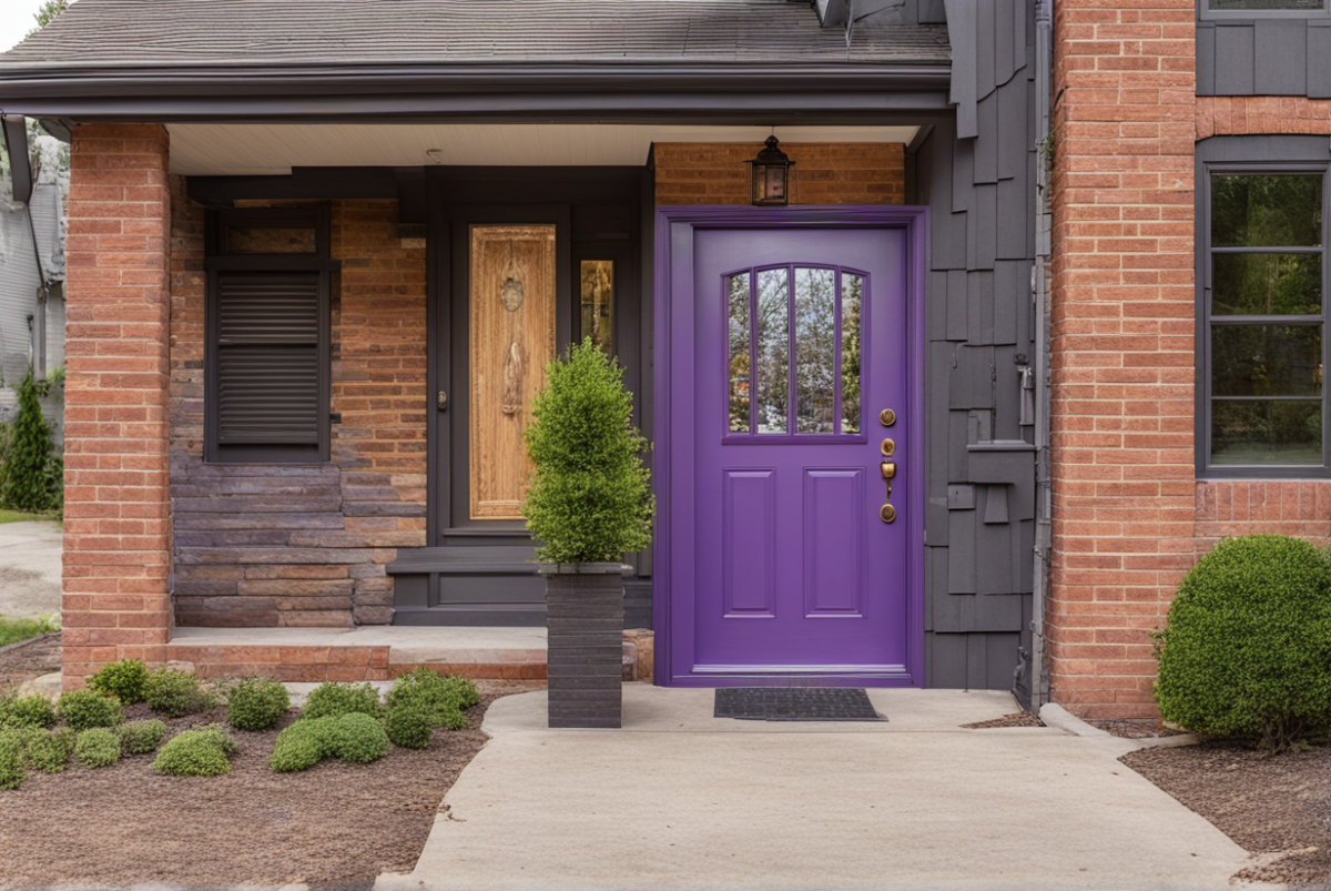 Awesome Front Door Colors to Enhance Your Red Brick Home