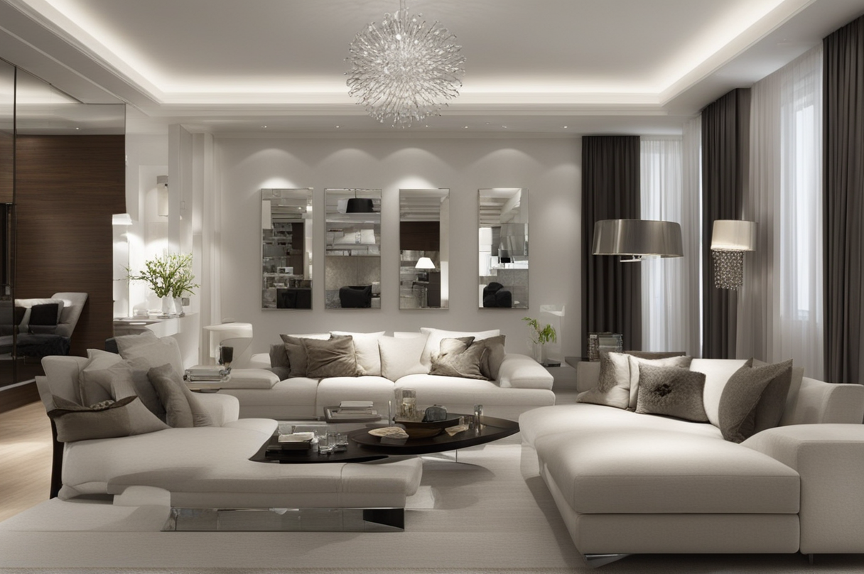 Living Room Mirror Idea