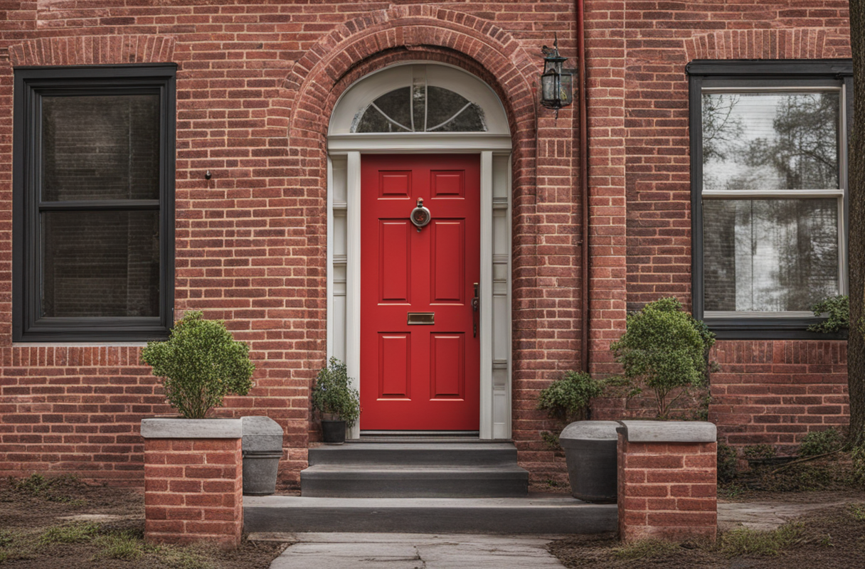 Awesome Front Door Colors to Enhance Your Red Brick Home
