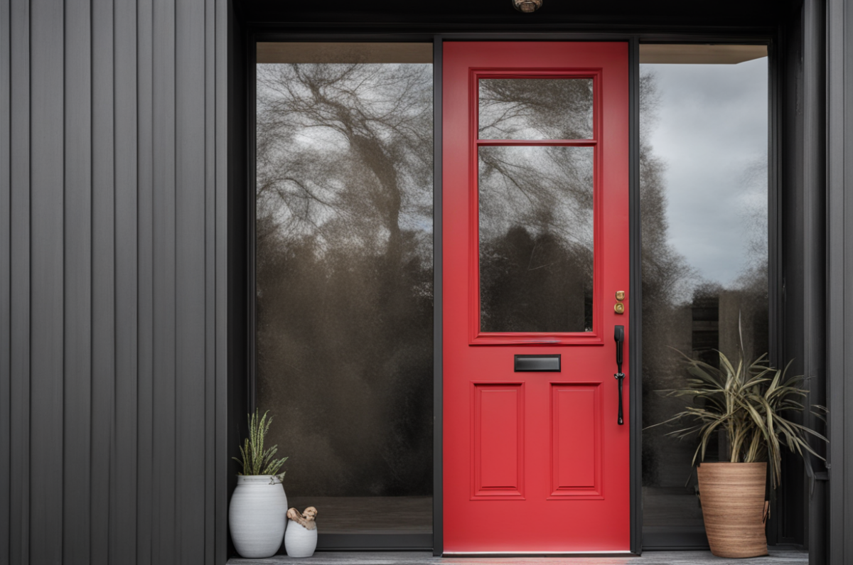 red front door design ideas