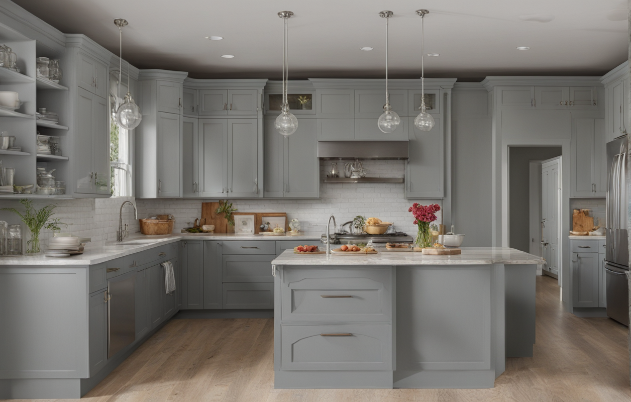 Kitchen Colors With Gray Cabinets