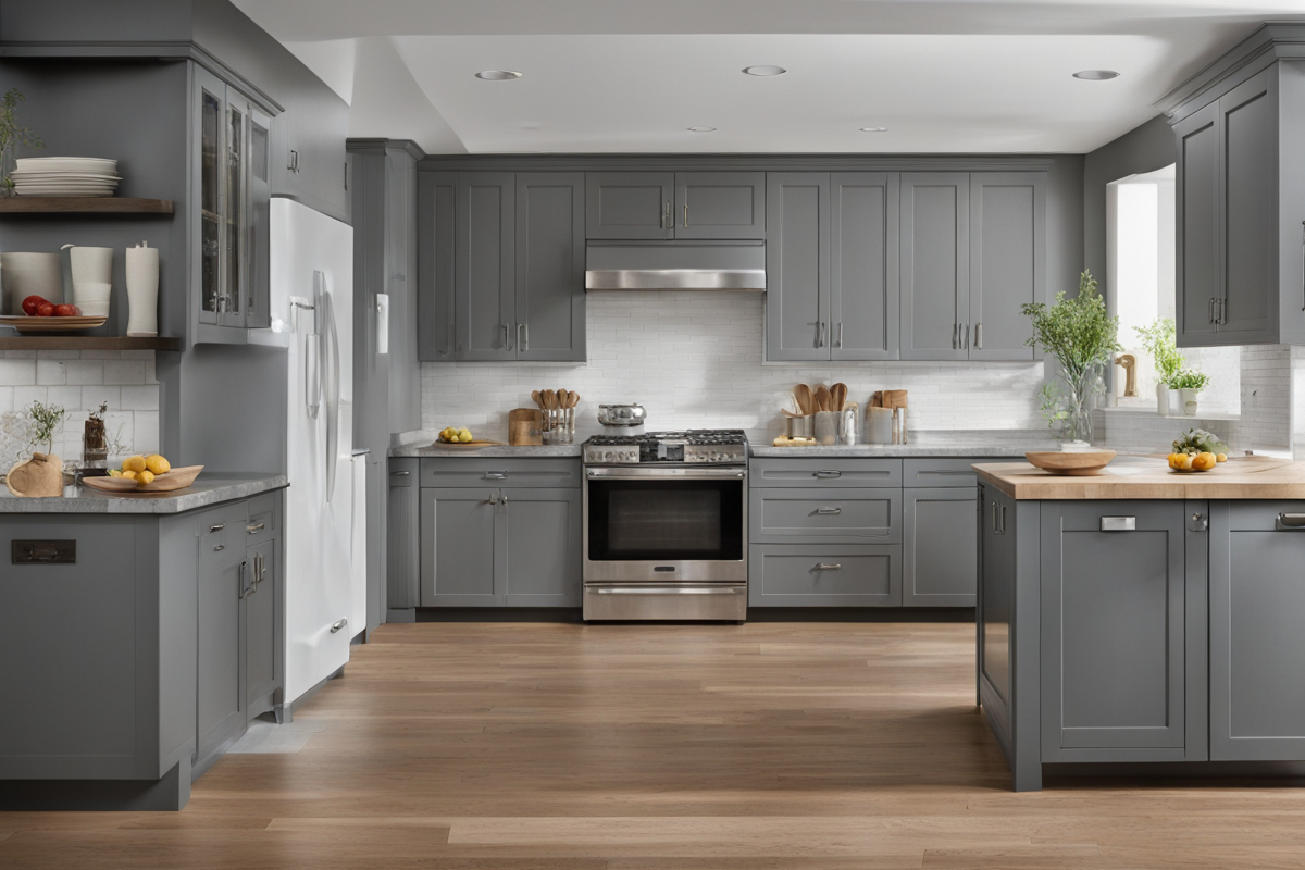 Kitchen Colors With Gray Cabinets