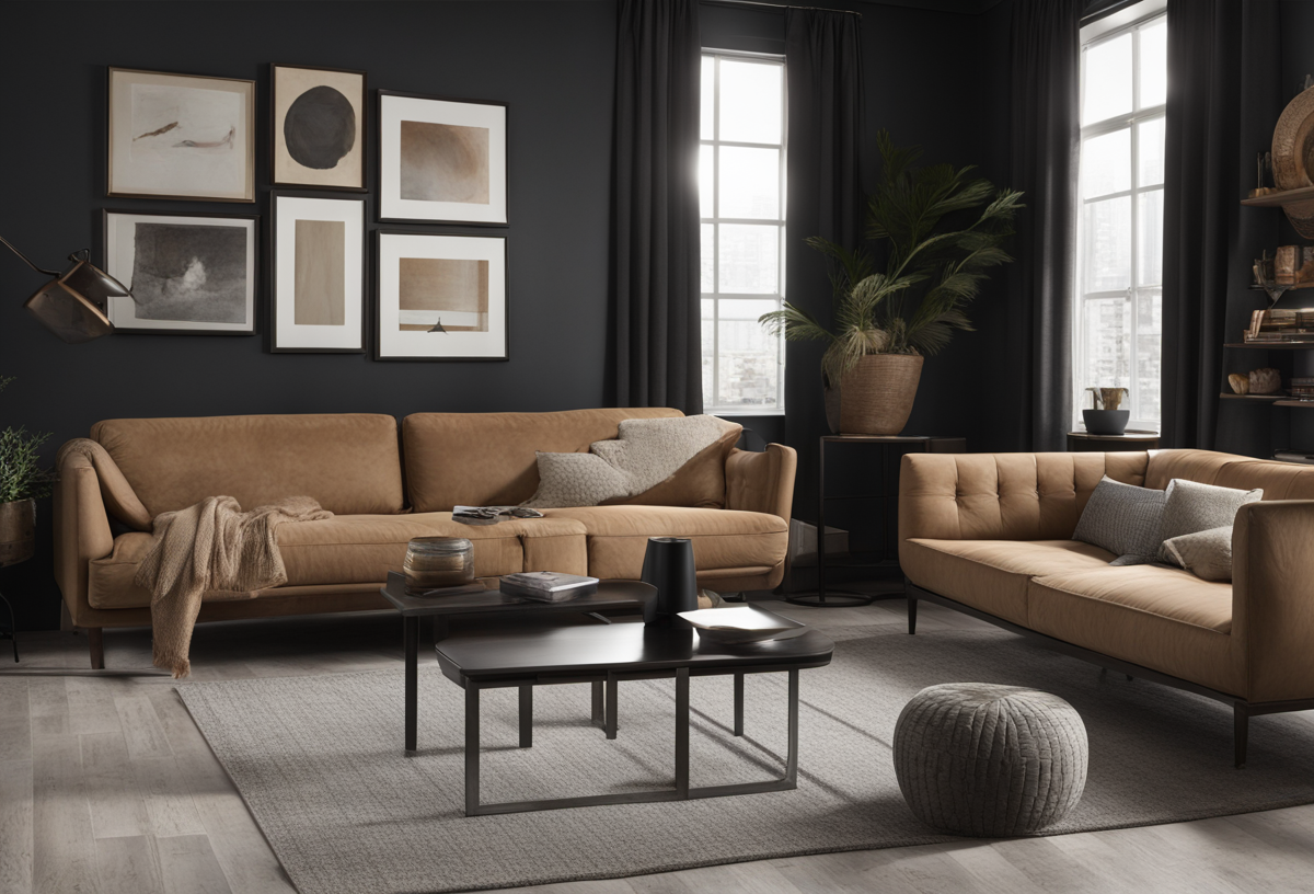 What Color Walls Go With Dark Brown Furniture