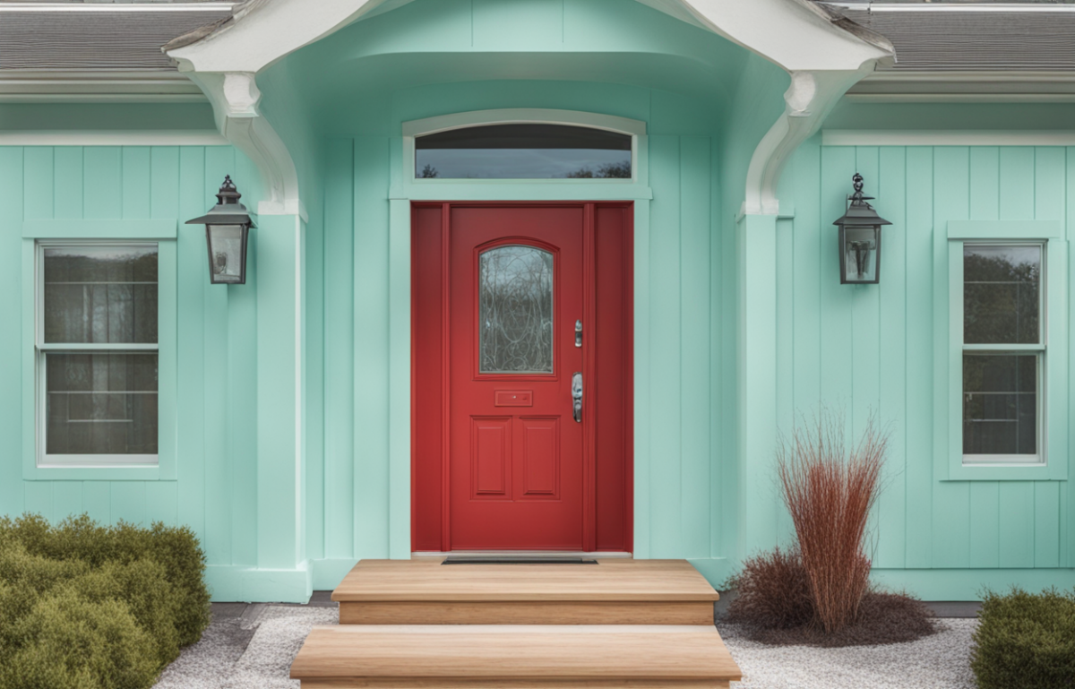 red front door design ideas