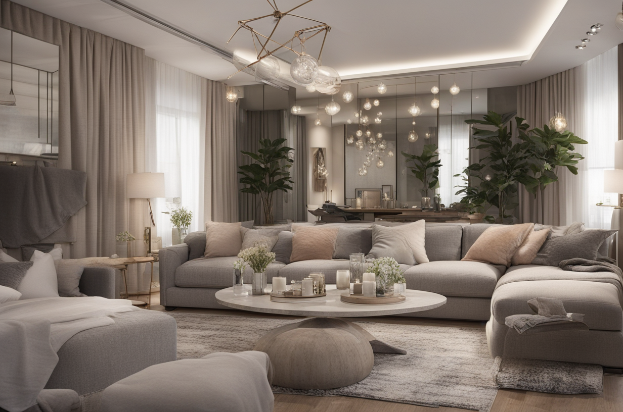 Living Room Mirror Idea