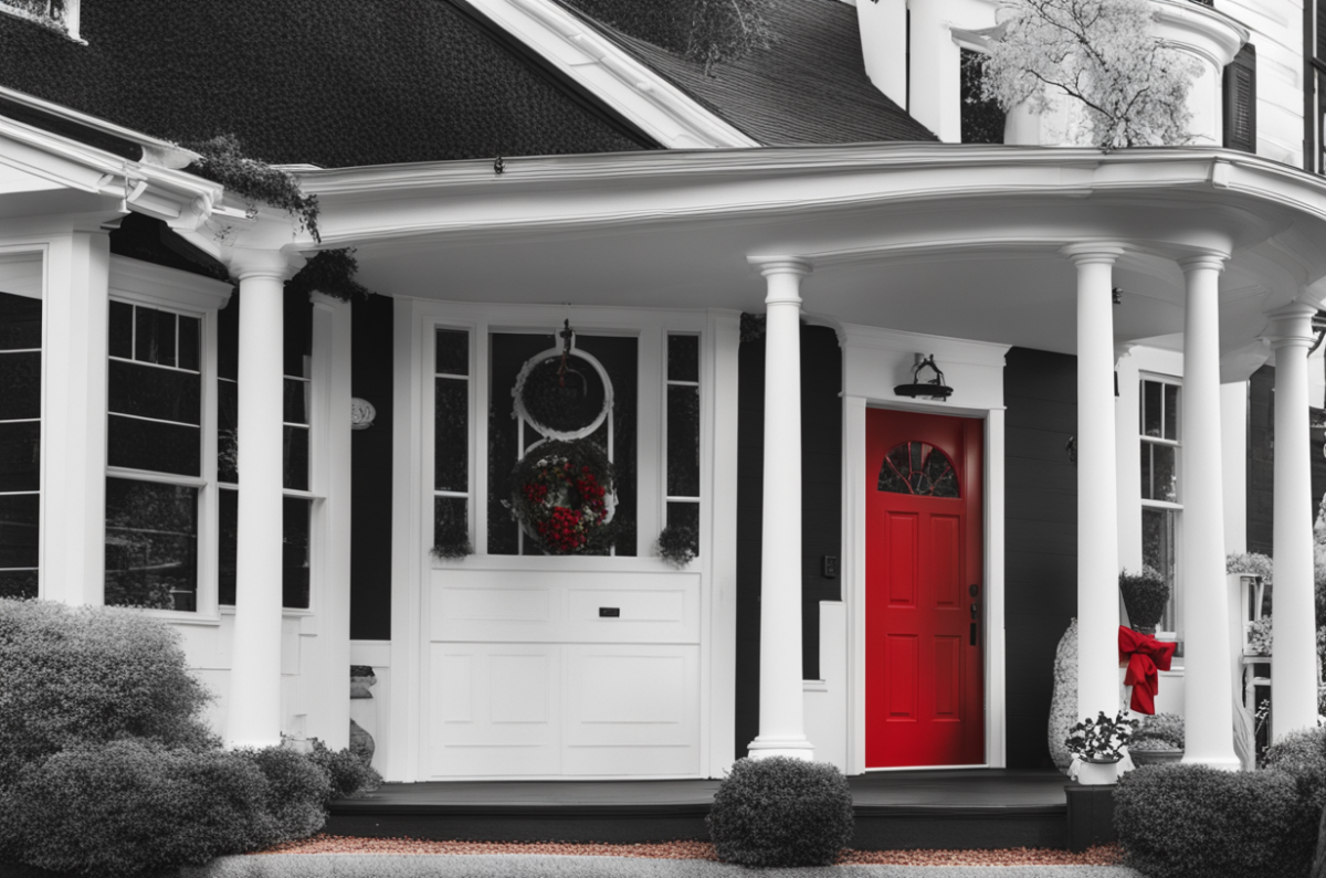 red front door design ideas